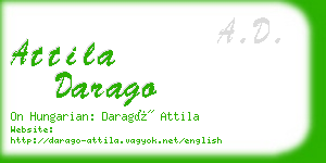 attila darago business card